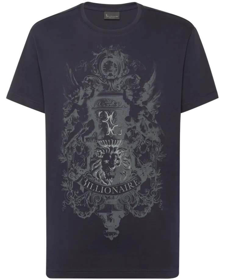 T-shirt z nadrukiem i logo