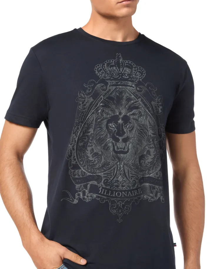 T-shirt z okrągłym dekoltem