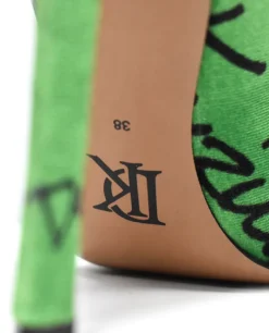 Welurowe szpilki Green Signatures