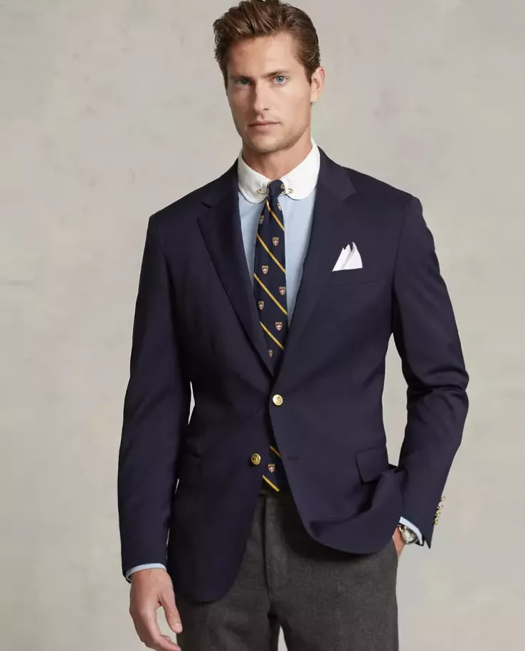 Wełniana marynarka Slim Fit