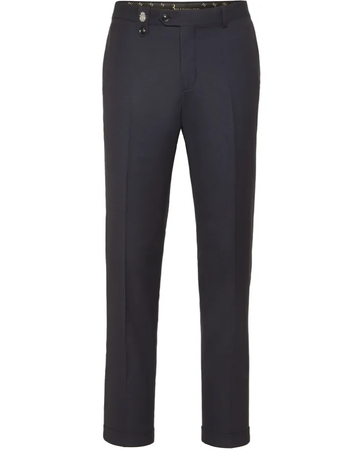 Wełniane spodnie chinos fit