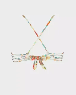 Wzorzysty top od bikini Usai