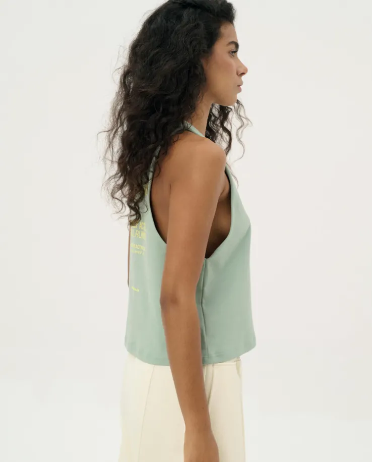 Zielony tank top Motion