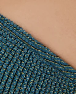 Zielony top od bikini bandeau Blake