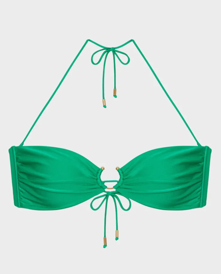 Zielony top od bikini Malibu