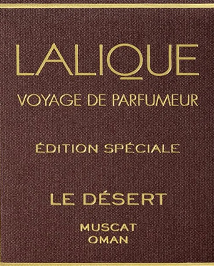 Złota świeca perfumowana Le Desert